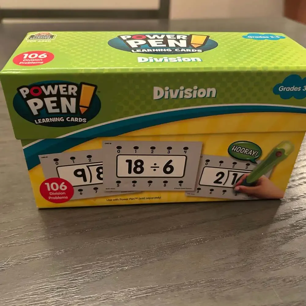 Power Pen Learning Cards: Division